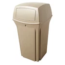 Rubbermaid Commercial FG843088BEIG Ranger(r) 35 Gal Square Outdoor Can, Beige,. Fixed Price $418.99.