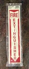 Vintage Pkg (10) Hy-ko Glow Dark Fire Extinguisher Adhesive Signs 4 18. Fixed Price $18.00.
