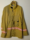 Vtg San Diego City Firefighter Wildland Jacket Nomex Iiia Barrier-wear Yellow. Fixed Price $135.00.