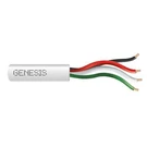 Genesis 21045801 22/4 Stranded Unshielded Cable, Riser, Cmr, FT4, 250' (76.2 M). Fixed Price $39.99.