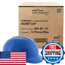 Safe Handler Bump Cap 4 Point Pin Lock Suspension Hdpe Style Blue Case Of 12. Fixed Price $137.57.