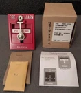 New Simplex 2099-9104 Double Action W/ Break Glass Pull Down Fire Alarm Station. Fixed Price $35.95.