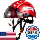Safebuilder Safety Helmet Hard Hat Visor Clear Tinted Adjustable Vented Abs. Fixed Price $74.47.
