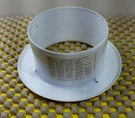 Rasco/reliable Model Recessed Fire Sprinkler Escutcheon, 1/2" Npt, White GF1W. Fixed Price $14.95.