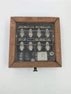 Antique Edwards Semaphore Annunciator Call Box 8 Station Wood Glass. Fixed Price $119.99.