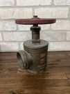 Firefighting Fireman Antique Giacomini 2-1/2" Hose Angle Valve A56 618R. Fixed Price $69.95.