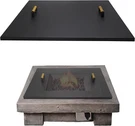 Febtech 38" Square Snuffer Lid For 36" With Wooden Handles. Fixed Price $199.99.