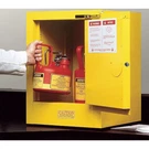 Justrite 890420 Hazardous Material Storage Cabinet, Gal, Shelves, Steel, 17. Fixed Price $818.11.