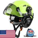 Green Devil Hard Hat Safety Helmet Visor And Ear Muffs Women Vented Work. Fixed Price $127.94.
