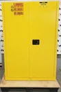 Uline H-1564M-Y 45 Gal. Flammable Storage Cabinet. Fixed Price $895.00.