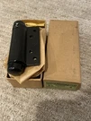 Vtg Bommer Single Action Spring Hinges 3 - Steel Black Finish Pair. Fixed Price $29.24.