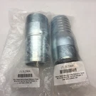 Lot Of 2 Grainger 3LZ96A Steel Combination Nipple, Silver. Fixed Price $24.99.