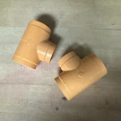 (lot Of 2) Tfp Blazemaster Cpvc 1/4 X SCH-80 Reducing Tee. Fixed Price $15.00.