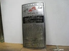 1950 Safety Fire Extinguisher Brass Plate 4 3/8" With Serial Number. Fixed Price $25.99.