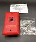 Gentex GX90-4R Remote Audible Alarm Horn Device, Red, 24-VDC New No Box. Fixed Price $21.00.