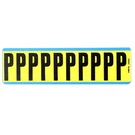 Panduit PCL200-P Vinyl Cloth "p" Black & Yellow Wire Markers (5 Pack). Fixed Price $14.99.