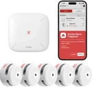 X-sense Smart Smoke Alarm Detectors With Base Station FS51 Link Pro Wi-fi. Fixed Price $74.00.