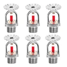 6PCS Globe Chrome Qr Pendant Fire Sprinkler Head, 155 F, 1/2". Fixed Price $28.85.