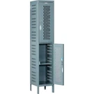 Global Industrial Capital 2-TIER Door Ventilated Locker 15"WX18"DX36"H. Fixed Price $491.22.