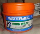 Water-jel Fire Burn Wrap Emergency Gel Soaked First-aid Blanket 36" X 30". Fixed Price $14.67.