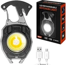 Survival Tool Fire Starter Emergency Carabiner Flashlight Multi. Fixed Price $12.99.