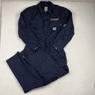 Carhartt Fr Flame Resistant Cotton Coverall Navy Mens 38 Regular 101017 410. Fixed Price $50.00.