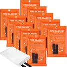 10 Pack 39 X Fire Blanket Emergency For Home Kitchen Safety Suppression .... Fixed Price $64.99.