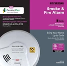 Usi AMI3051SB Sensing Plus Smoke & Fire Alarm With 10 Yr Sealed Battery, 8TH Edi. Fixed Price $32.50.