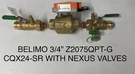 Belimo 3/4 Z2075QPT-G+CQX24-SR Zonetight Actuator 2-WAY & Nexus Valves 1. Fixed Price $77.00.