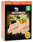 Wh 185 Pcs Natural Starters For Campfires & Grill 5LB Large Box Longbu.... Fixed Price $67.35.