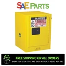 New Justrite 890400 Flammable Countertop Cabinet (yellow). Fixed Price $599.95.