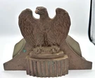 Vintage 1930S Elkhart Brass Cast Bronze Eagle Fire Truck Tool Holder Mount. Fixed Price $150.00.