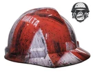 Custom Hydrographic Safety Hard Hat Mining Industrial - Malta Flag Cap. Fixed Price $63.43.