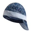 Fullsheild Reversible Welding Cap Flame Resistant Cat 2 8, Paisley Blue. Fixed Price $25.26.