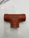 Qty 2 Grinnell G-fire Short Pattern Grooved Tee 3" FIG.519 Ductile Iron. Fixed Price $18.20.