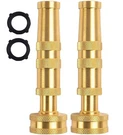 2 Pcs Garden Hose Nozzle Solid Brass Heavy Duty Adjustable Twist. Fixed Price $26.22.