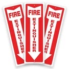 Isyfix Fire Extinguisher Signs 3 Pack 4X12 40 Mil Inch, Plastic. Fixed Price $14.70.