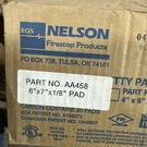 (lot Of) 10 Nelson Fire Stop Putty Pad Part # AA458 6X7X1/8. Fixed Price $49.99.