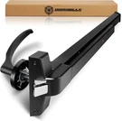 Ironwalls Door Push Bar Panic Exit Device Aluminum W/ Handle Lever, Black 32-47. Fixed Price $28.80.