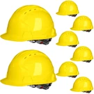 Leumoi 8 Pieces 4 Pt. Suspension Hard Hat Bulk Safety Helmets Adjustable. Fixed Price $114.81.