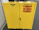 Justrite Flammable Liquid Storage Cabinet MODEL#25300 Gal. Capacity. Fixed Price $600.00.