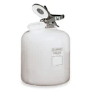 Justrite 12762 Disposal CAN,2 Gal.,white,polyethylene 1YNJ8. Fixed Price $277.11.