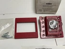 Faraday 2700B-E-14-24-DC Wall-mount Alarm Strobe 15/75 Cd 20-31 Vdc Red. Fixed Price $34.95.