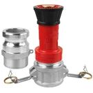 Fire Hose NOZZLE,1-1/2 Inch Heavy-duty Industrial 1.5" Npsh, Red. Fixed Price $36.51.