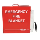 Sellstrom S97457 Fire Blanket And Cabinet, Fiberglass. Fixed Price $132.99.