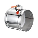 Patikil 8" Hvac Duct Manual Volume Damper, Stainless Steel Adjustment Inch. Fixed Price $55.51.