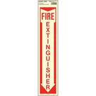 Hy-ko Fire Extinguisher Photoluminescent Sign 4" 18" (10 Pcs.). Fixed Price $76.02.