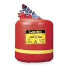 Justrite 14561 Type Safety CAN,5 GAL.,RED,16IN H 3LLD6. Fixed Price $268.54.