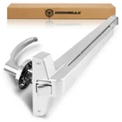 Ironwalls 32" Panic Bar Exit Device Stainless Steel Push W/ Lever Handle. Fixed Price $89.99.