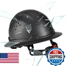 Cooljob Full Brim Hard Hat, Vented Construction Safety Helmet Osha Approved, 6-P. Fixed Price $67.80.